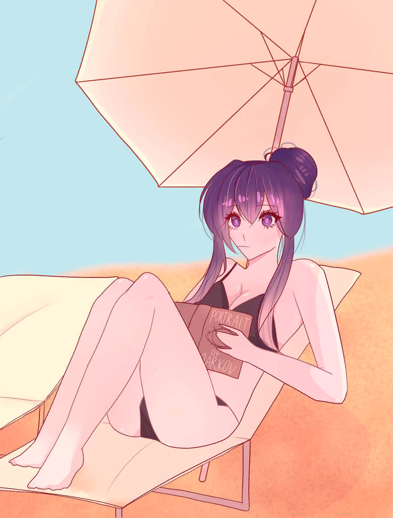 Yuri at the beach | Пикабу