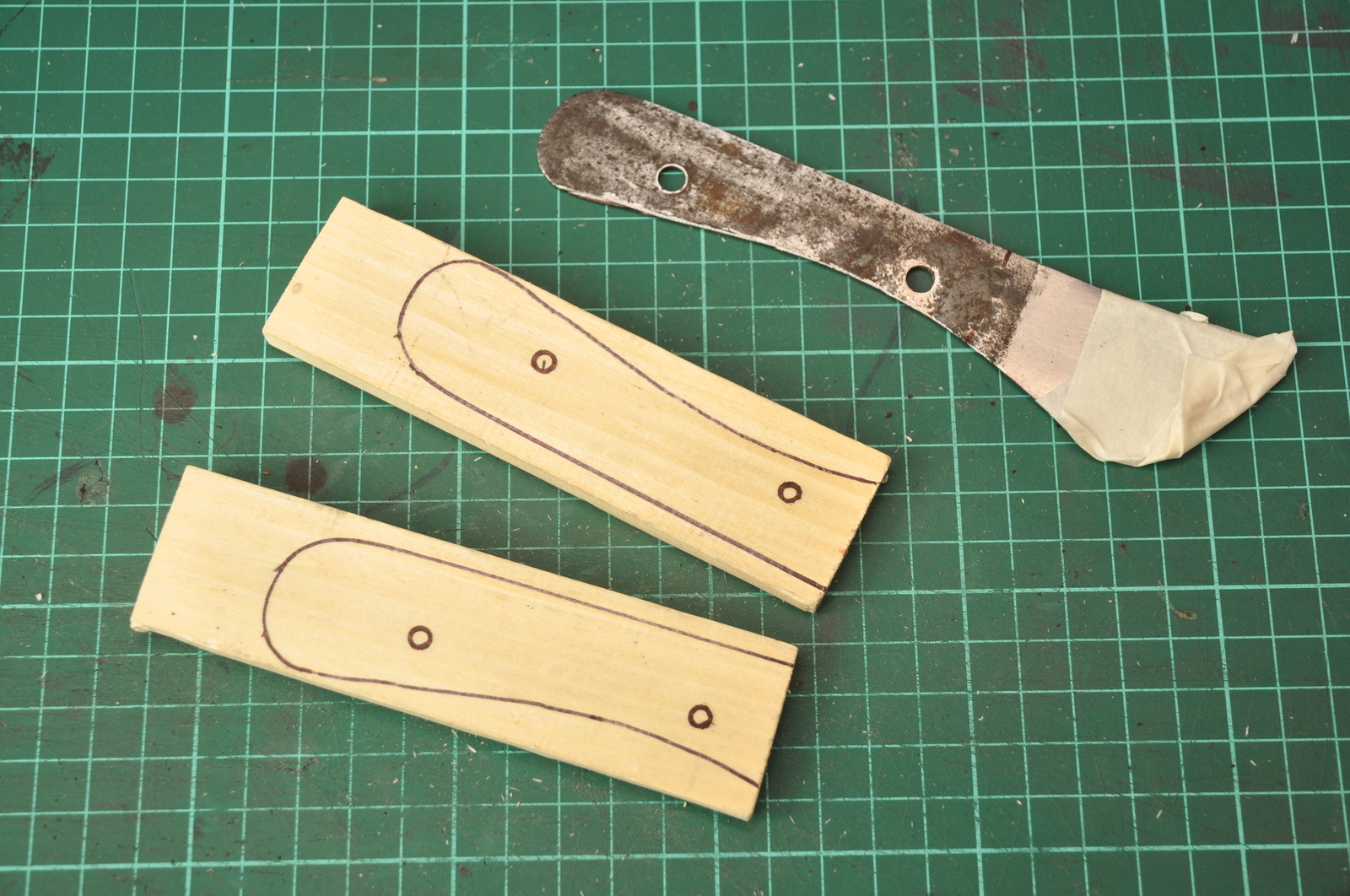 Making a leather knife - My, Skin tools, Handmade, Longpost