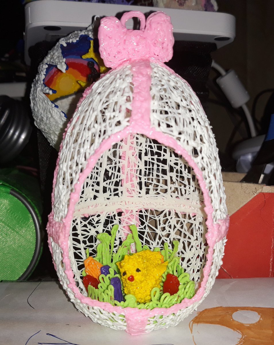 Easter is coming soon. - My, 3D pen, Easter, Eggs, Creation