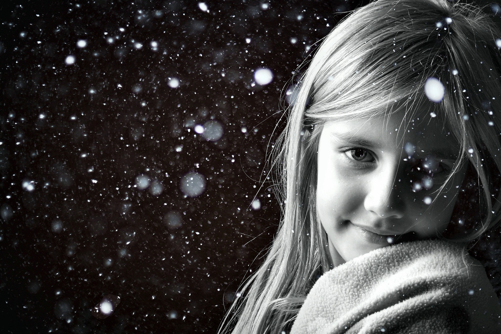 snow girl - Snow, Girl, Children, The photo