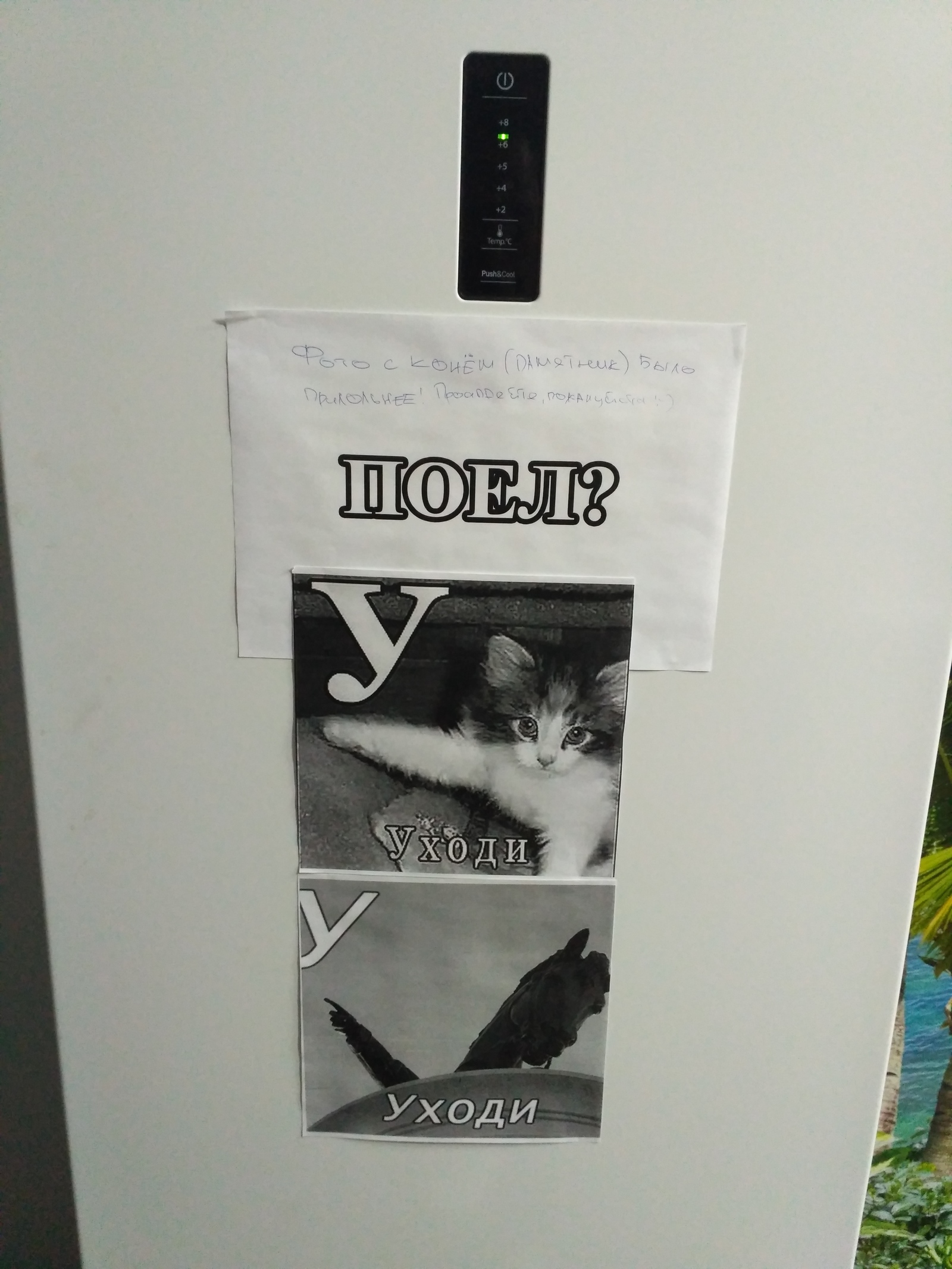 Холодильник на работе | Пикабу