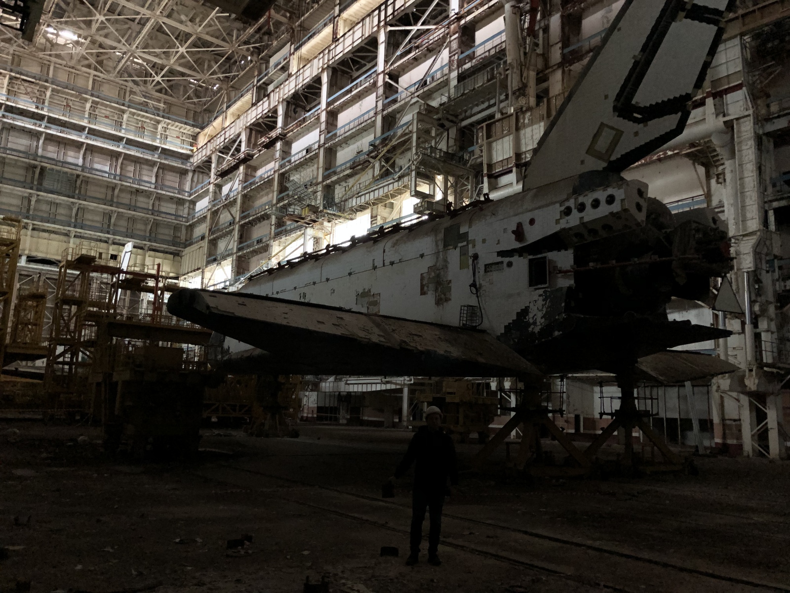 Buran, storm, well, or whatever in the former USSR) the place where the legend now stands, Baikonur (Kazakhstan) - My, Baikonur, Cosmodrome, Kazakhstan, Longpost, Buran