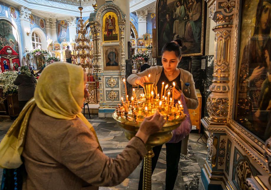 With a particle of the Holy Fire, the Resurrection of Christ was celebrated in Uzbekistan - Christianity, Jesus Christ, Uzbekistan, news, Video, Longpost, Religion