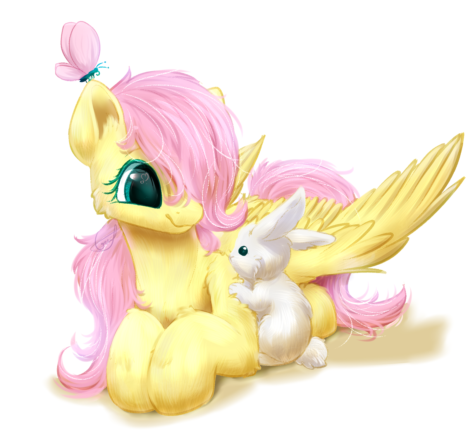 Little 6 - My little pony, Mane 6, Angel bunny, Peachmayflower, Longpost