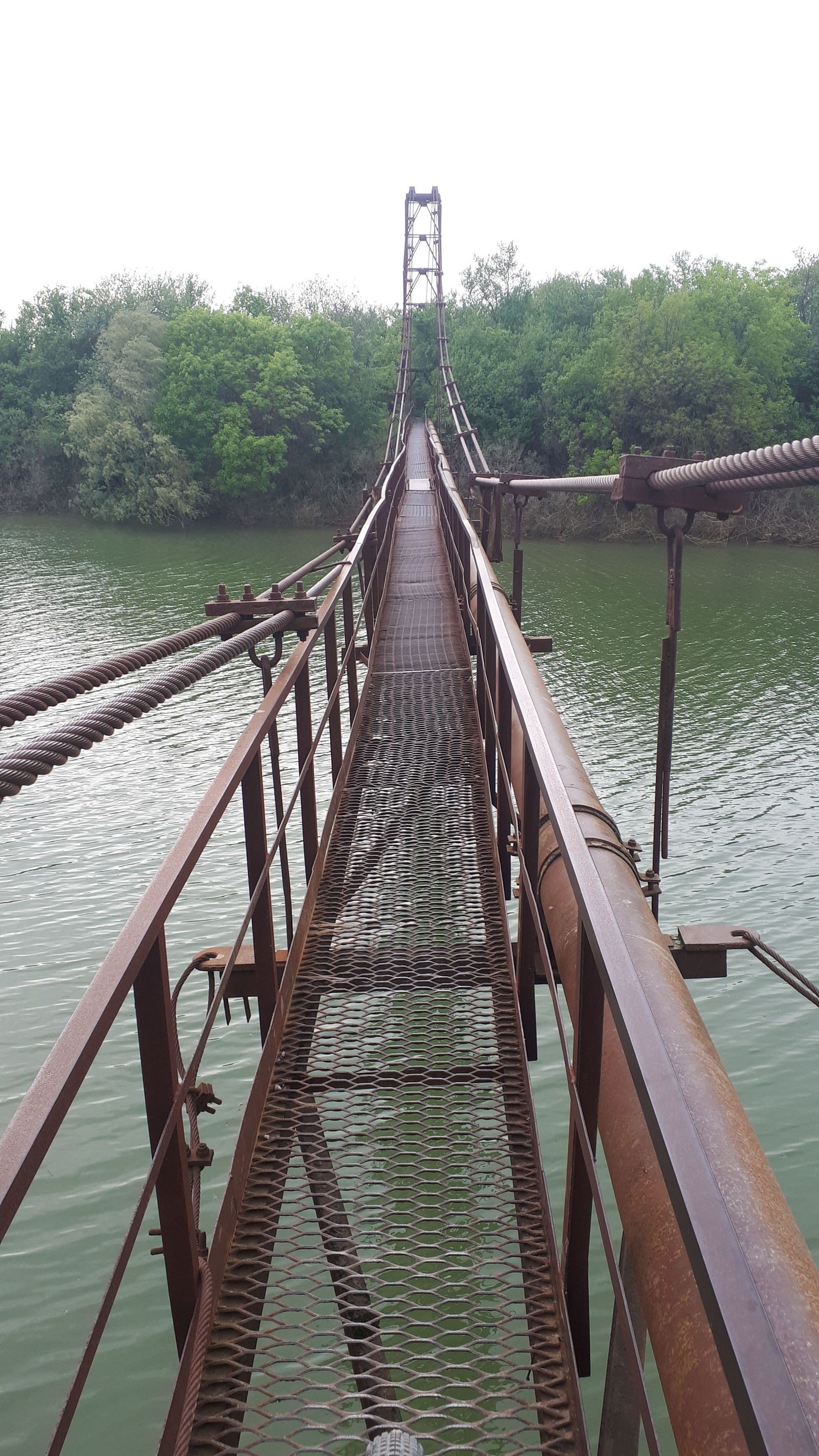 Bridge over the Apchas River. - My, Crossing, Bridge, Republic of Adygea