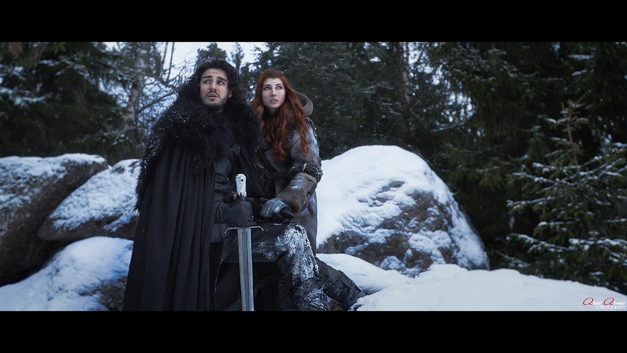 John Snow / Ygritte - Game of Thrones cosplay | Пикабу