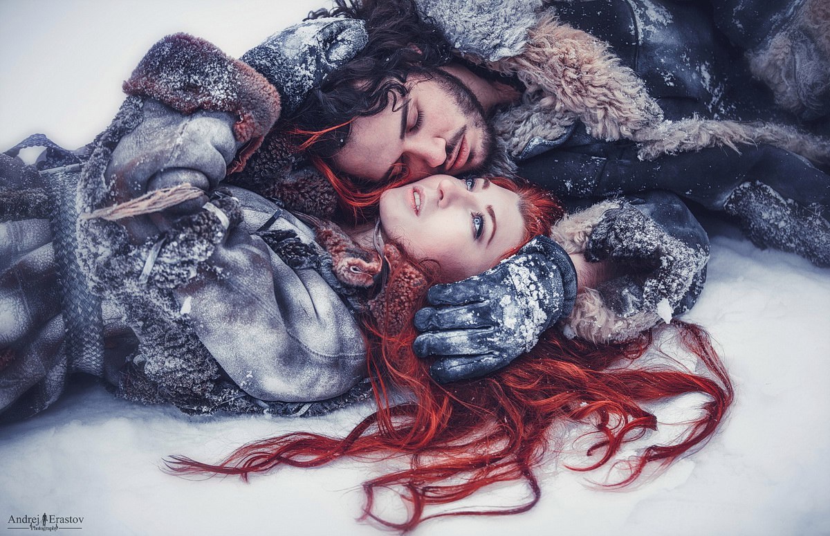 John Snow / Ygritte - Game of Thrones cosplay - Game of Thrones, Jon Snow, Cosplay, Serials, Longpost, Ygritte