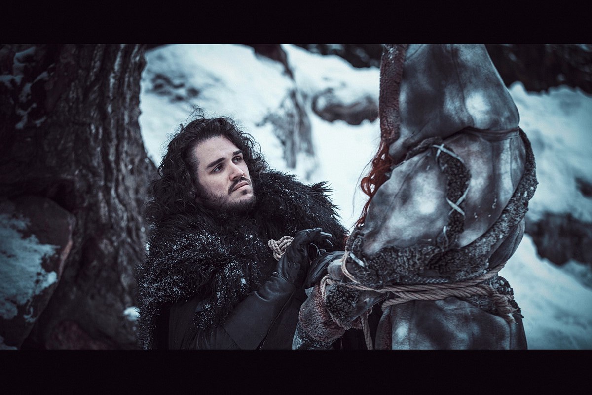 John Snow / Ygritte - Game of Thrones cosplay | Пикабу