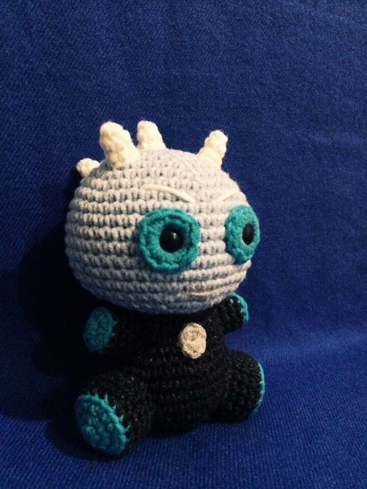 King of the night - My, Game of Thrones, Crochet, Needlework without process, Longpost