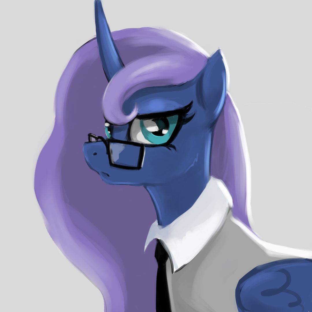 Директор - My Little Pony, Princess Luna, Арт, Hardbrony