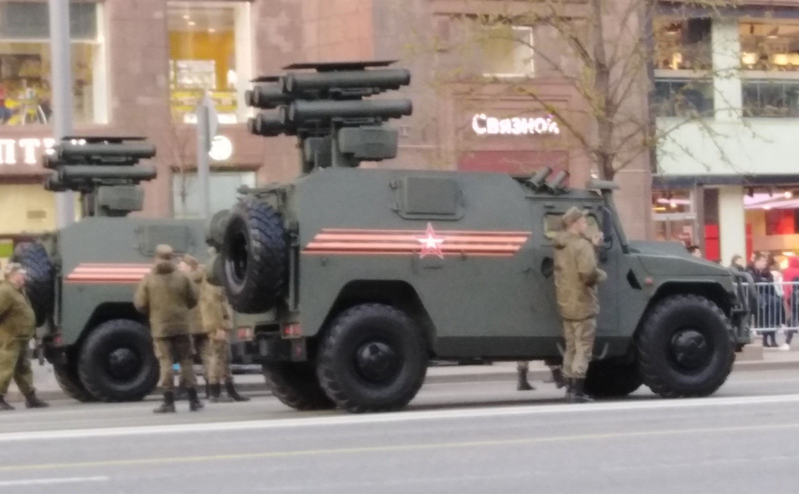 Battle Fields! - parade rehearsal, Tverskaya Street, Peace, Longpost