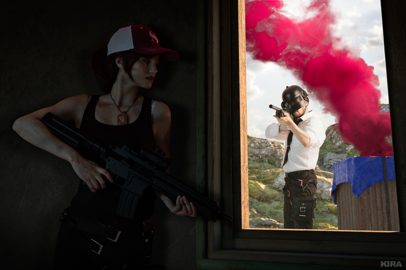 Playerunknown's Battlegrounds Cosplay - Моё, PUBG, Косплей, Компьютерные игры, Фотография, Оружие, Девушки, Длиннопост, Kmitenkova_photoarts