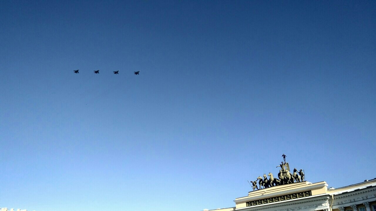 Rehearsal of the victory parade - My, Victory parade, Saint Petersburg, Aviation