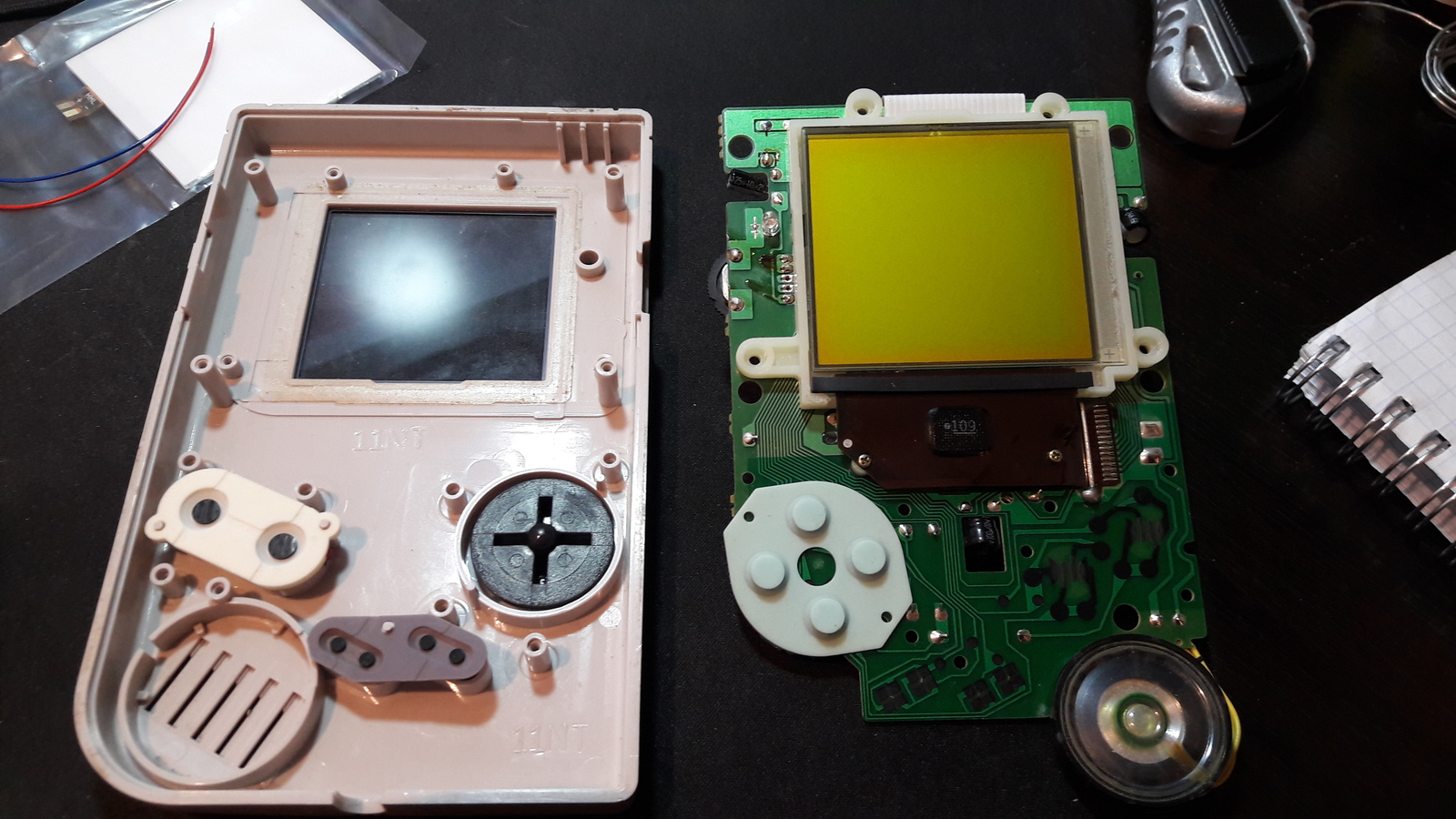 Game Boy DMG-01 Upgrade - Моё, Game Boy Original, Bivert module, Game Boy backlight, Nintendo, Апгрейд, Длиннопост