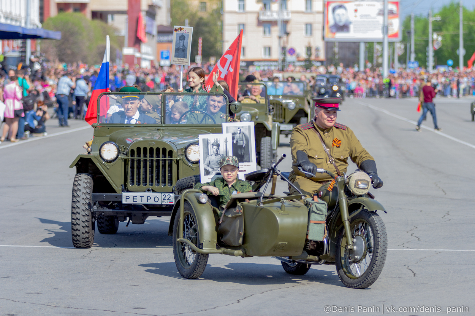 Parade in honor of Victory Day in Barnaul - My, Victory Day, Victory parade, Firework, Day of Remembrance, Barnaul, Longpost, May 9 - Victory Day