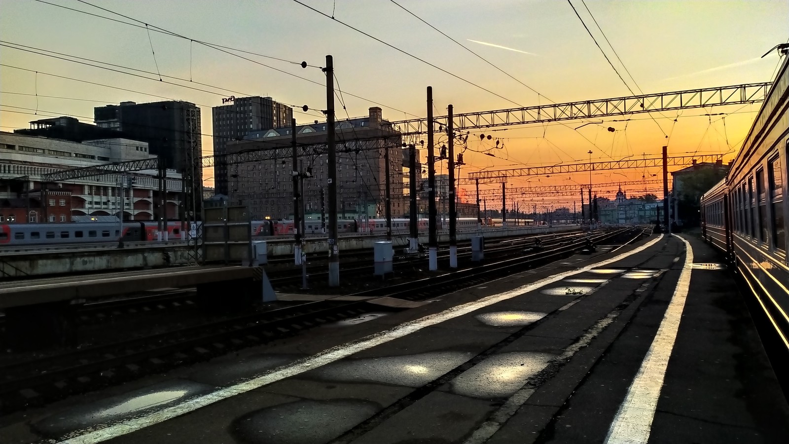 So long, Moscow! - My, Moscow, Kazan Station, The photo