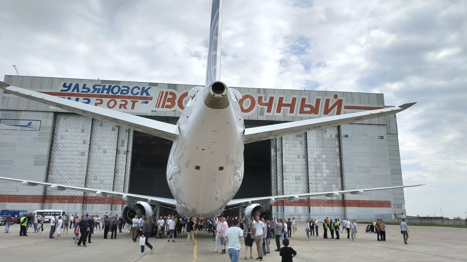 MS 21-300 after painting. Ulyanovsk. - My, , Ulyanovsk, Video, Longpost, Airplane, MS-21