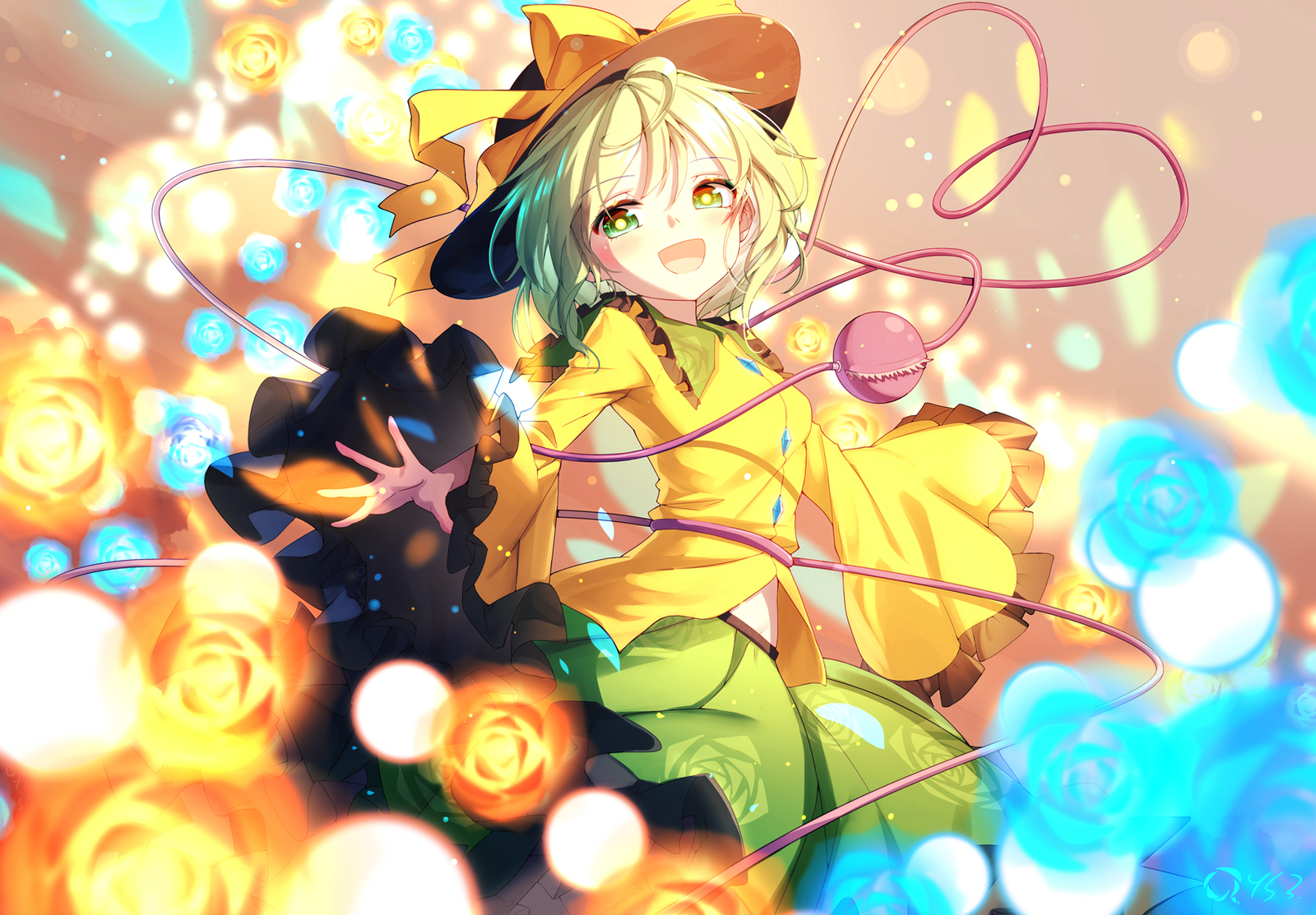 Komeiji Koishi - Touhou, Komeiji koishi, Anime art, Anime, Not anime, Bai yemeng