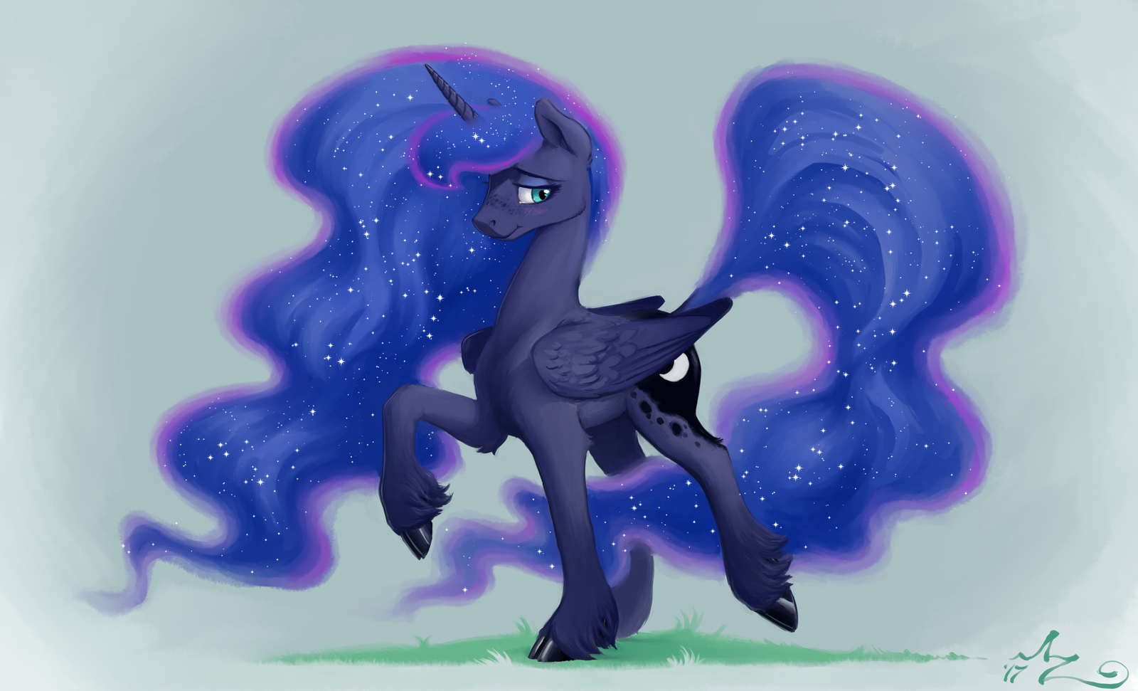 Moon Horse - My little pony, Princess luna, Amarynceus