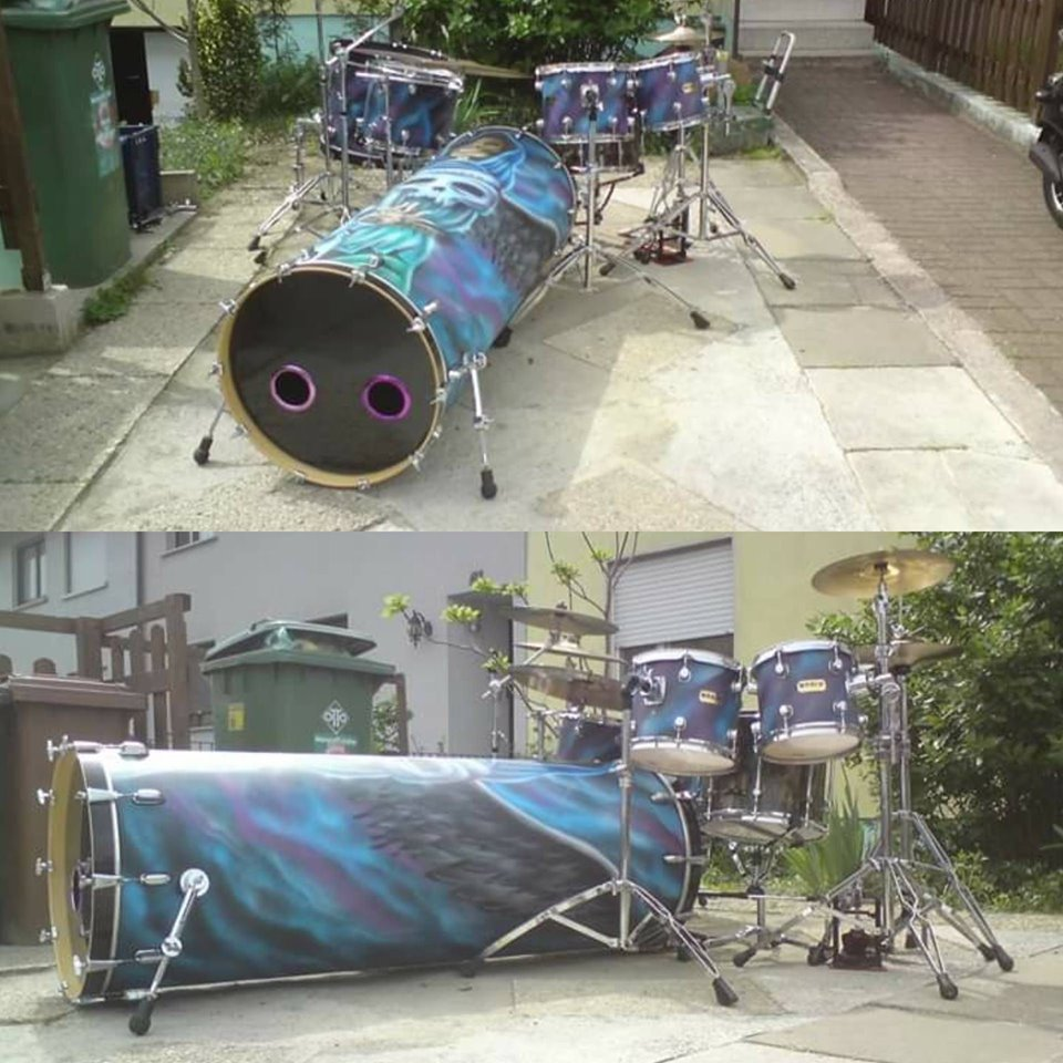 Barrel of pickup - Drums, Music