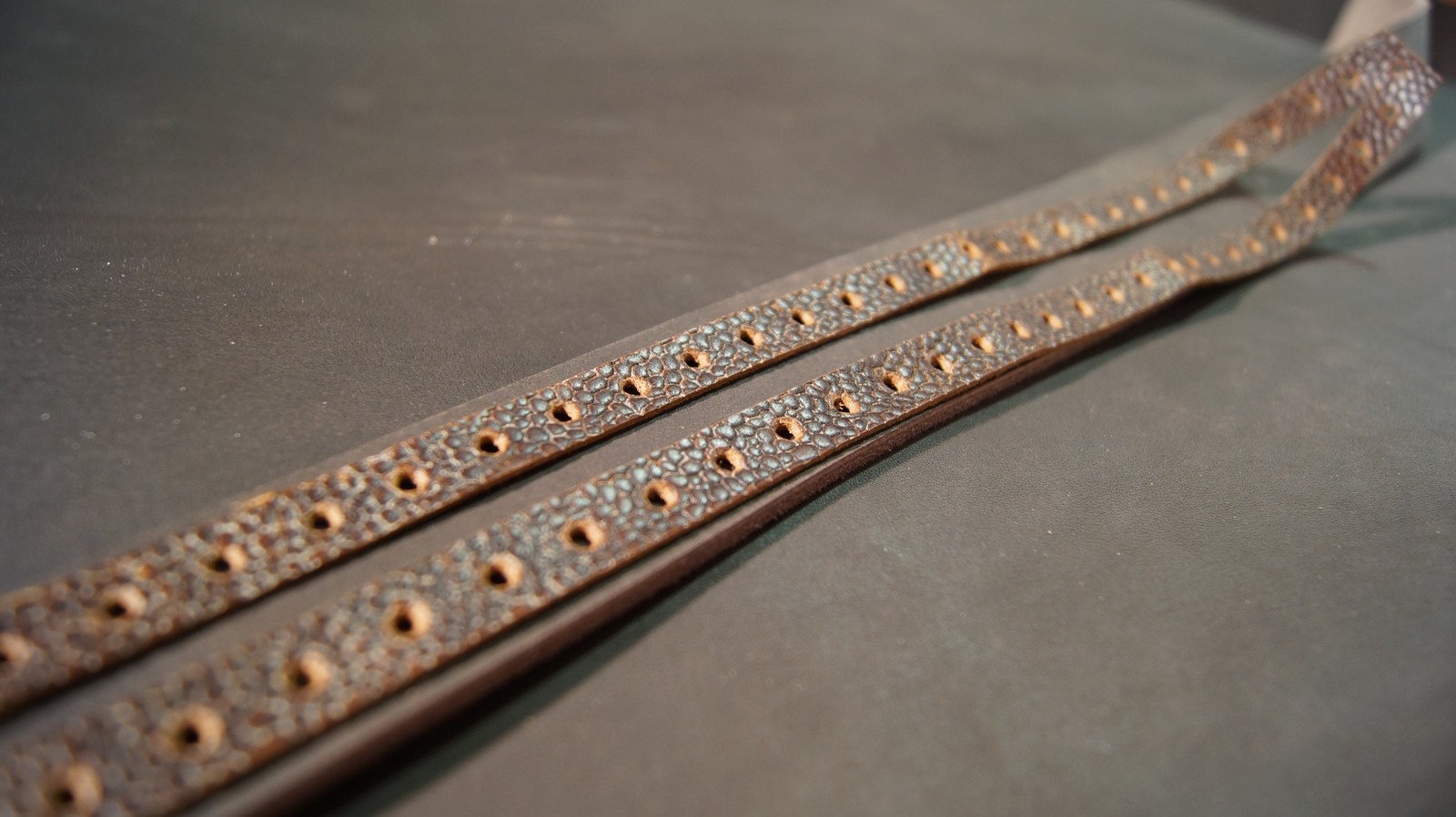 Genuine leather belt with brogue style perforations. Manufacturing. - Belt, Needlework with process, With your own hands, Leather belt, Longpost