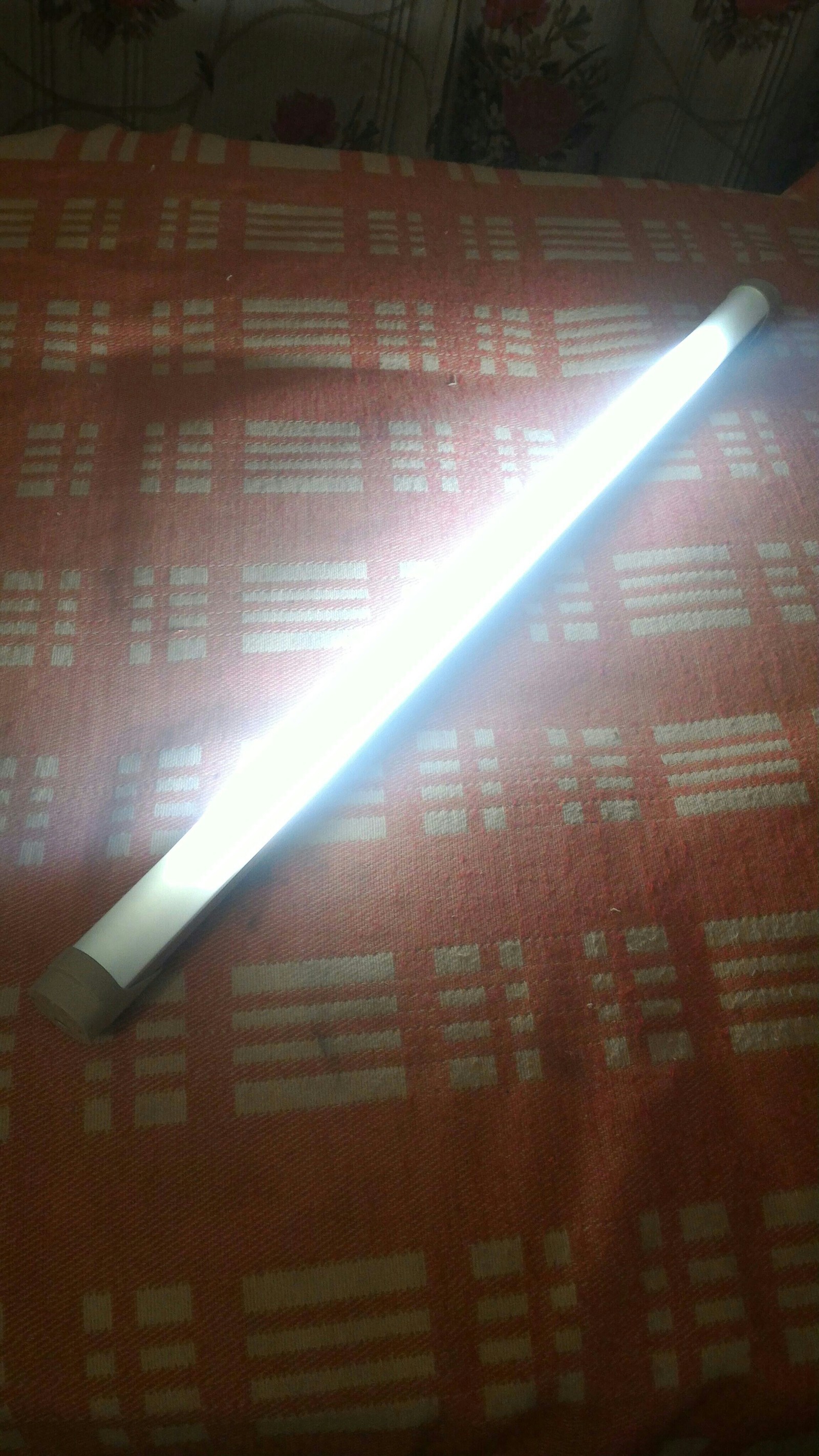 Lumen stick - My, Flashlight, Homemade, , , Longpost, 18650 battery, Battery