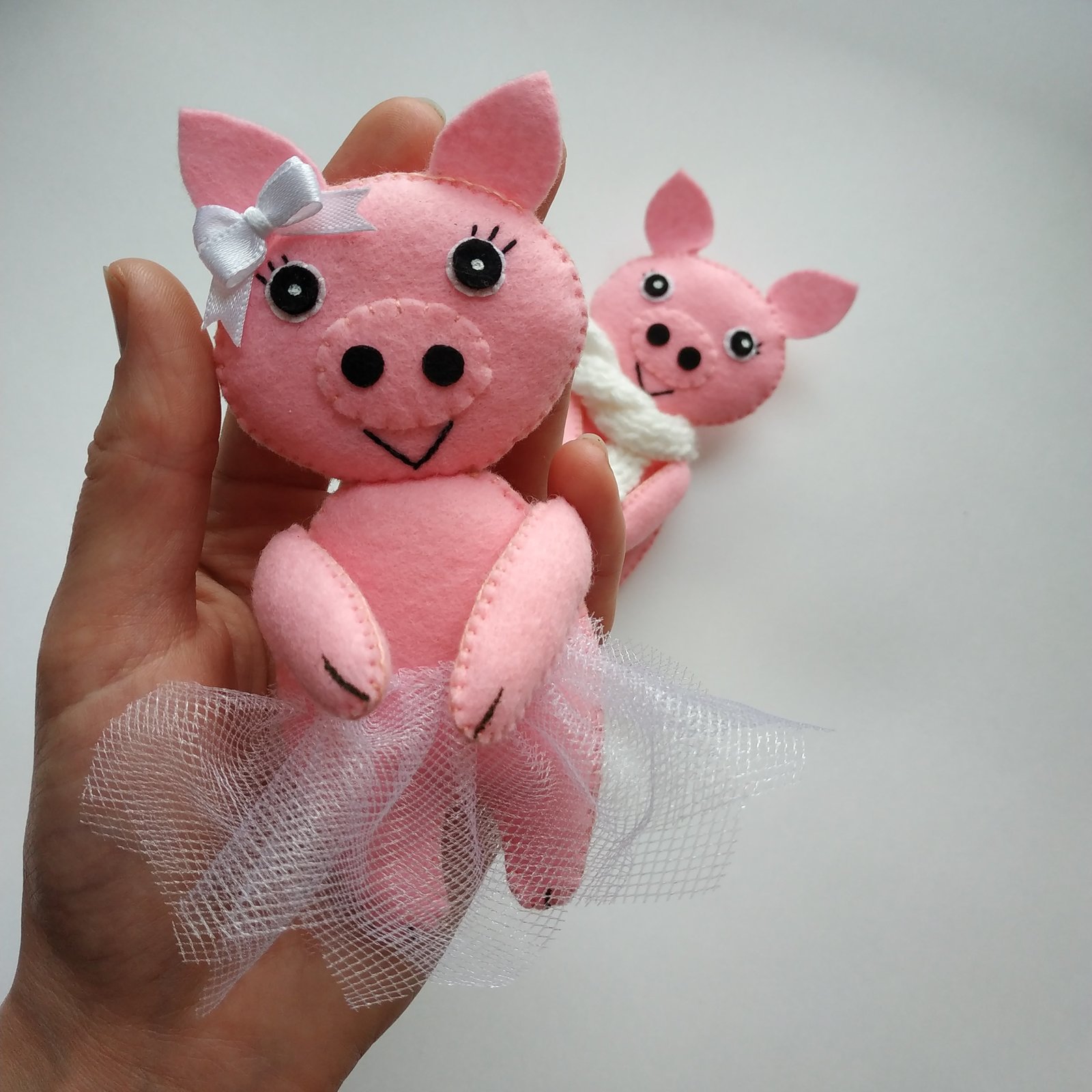 pig mobile - My, Developing, Needlework without process, Toys, With your own hands, Longpost, Mobile