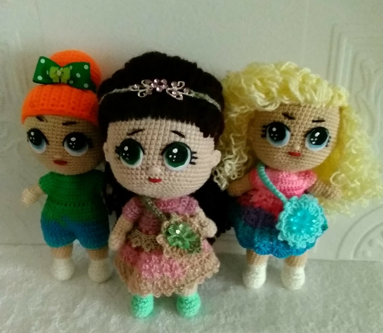 My first lollipops! - My, Crochet, Knitted toys, Toys, Longpost