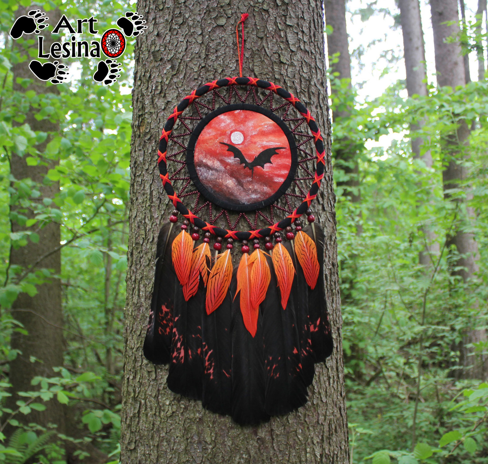 Dreamcatcher The Last Dragon, 60 cm - My, Dreamcatcher, Game of Thrones, The Dragon, PLIO, Longpost