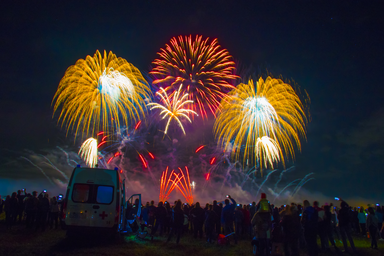 Essentuki, international championship of pyrotechnic art PyroFivePeaks 2019. - My, Longpost, Fireworks, Pyrotechnics, Championship, Essentuki