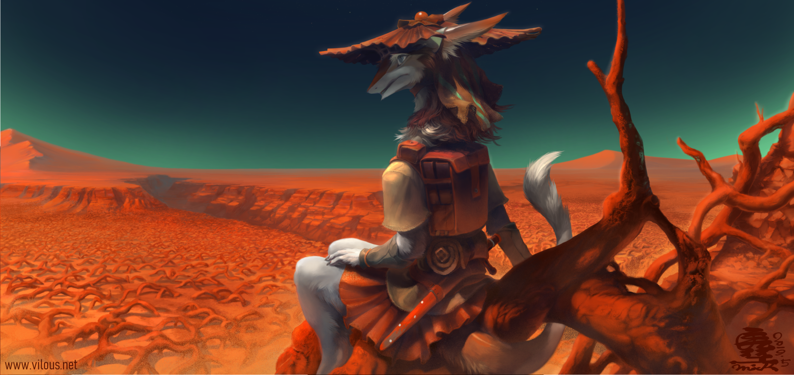 Dry Season - Furry, Furry art, Sergal, Drought, 