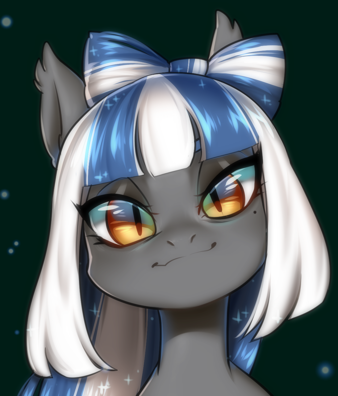 sly muzzle - My little pony, Original character, Apchuyuji, Batpony