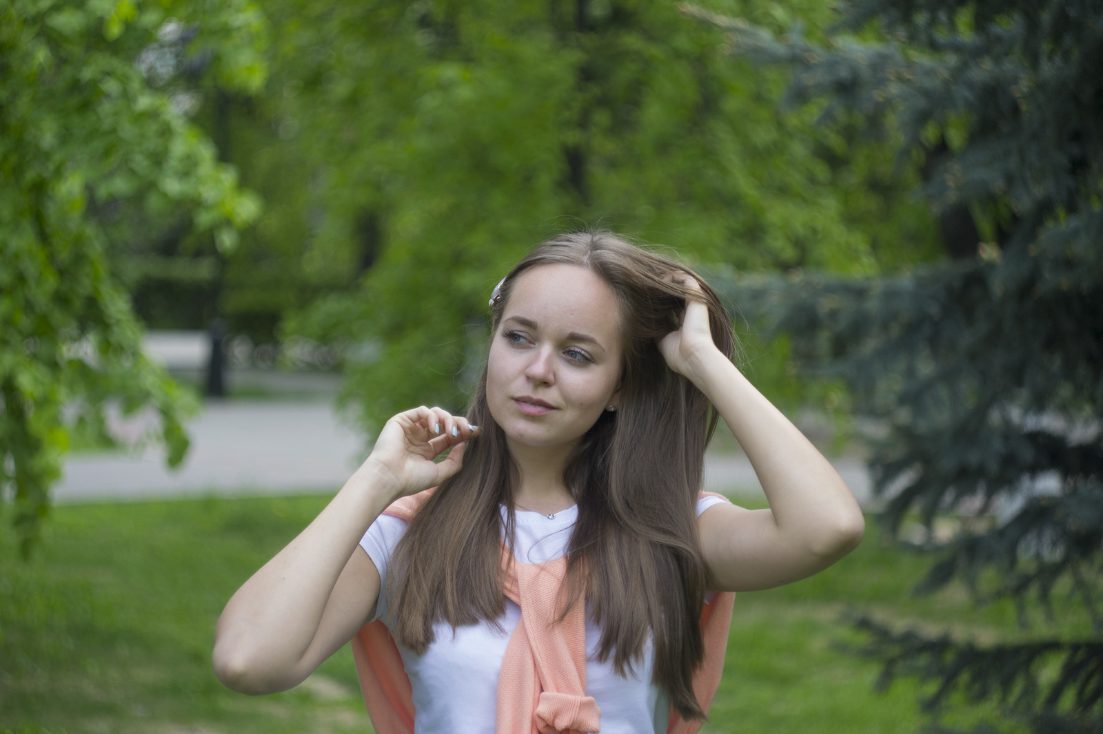 Helios 44m-7 and its bokeh - My, , Soviet optics, Beautiful girl, The photo, Longpost, Helios 44m, Helios 44m