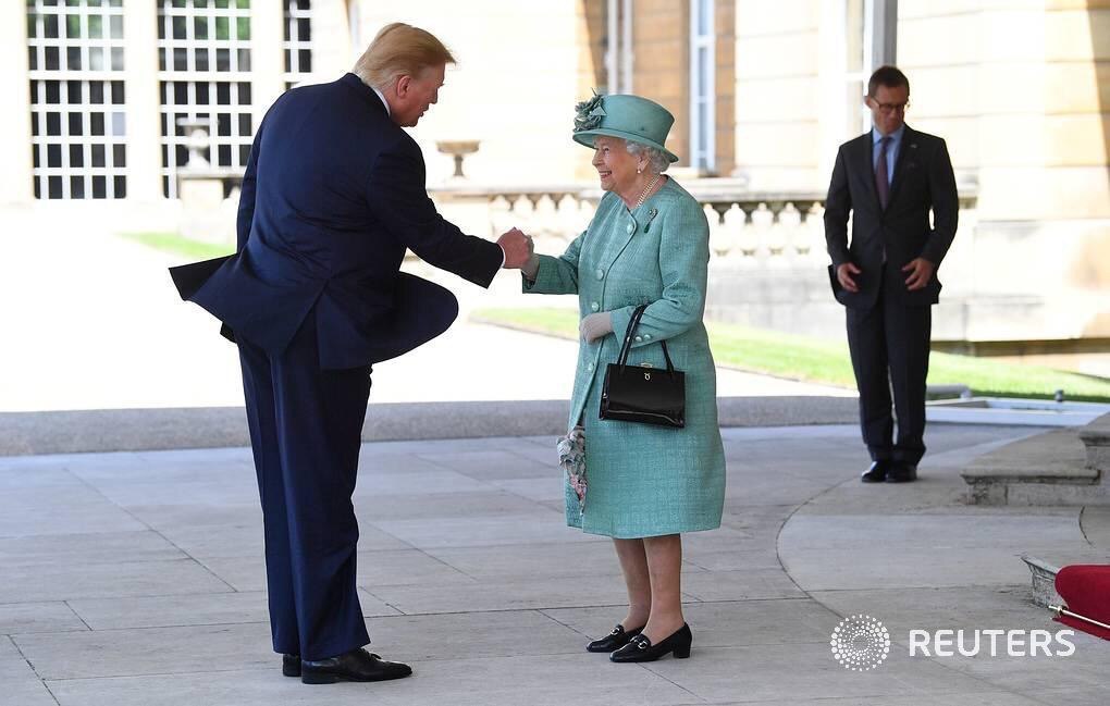 Trump in England - Politics, Donald Trump, Queen Elizabeth II, England