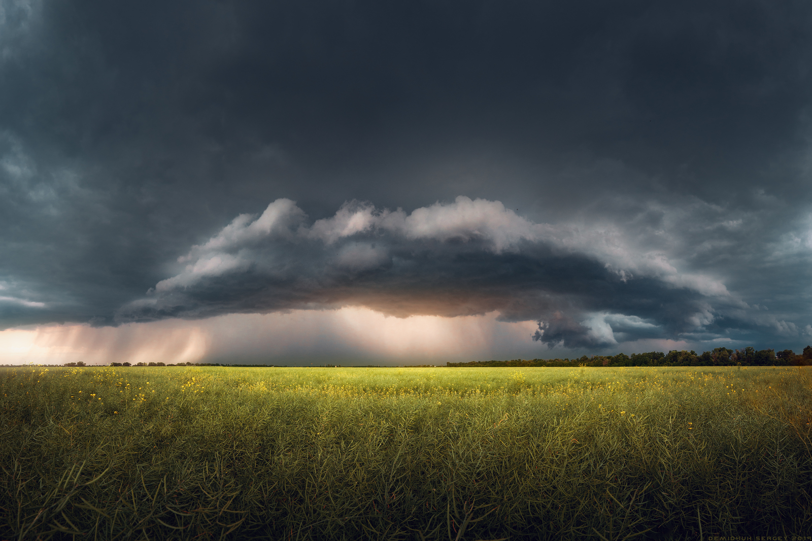 ... when you don't know - to shoot, or to take your feet faster)) - My, The photo, Landscape, Rain, Summer, Thunderstorm, Storm, Sky, Weather