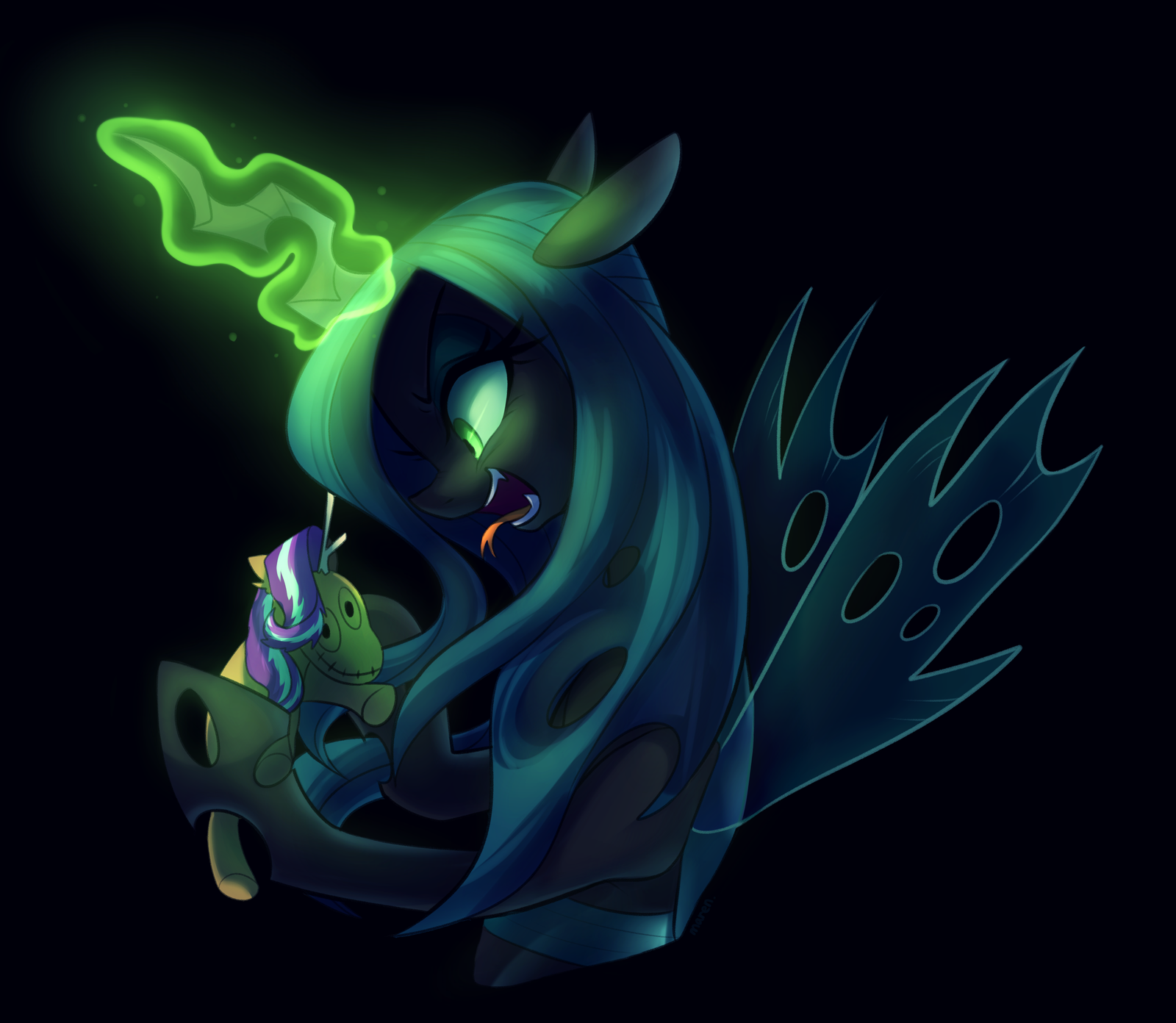 Wait for revenge - My little pony, PonyArt, Queen chrysalis, Marenlicious