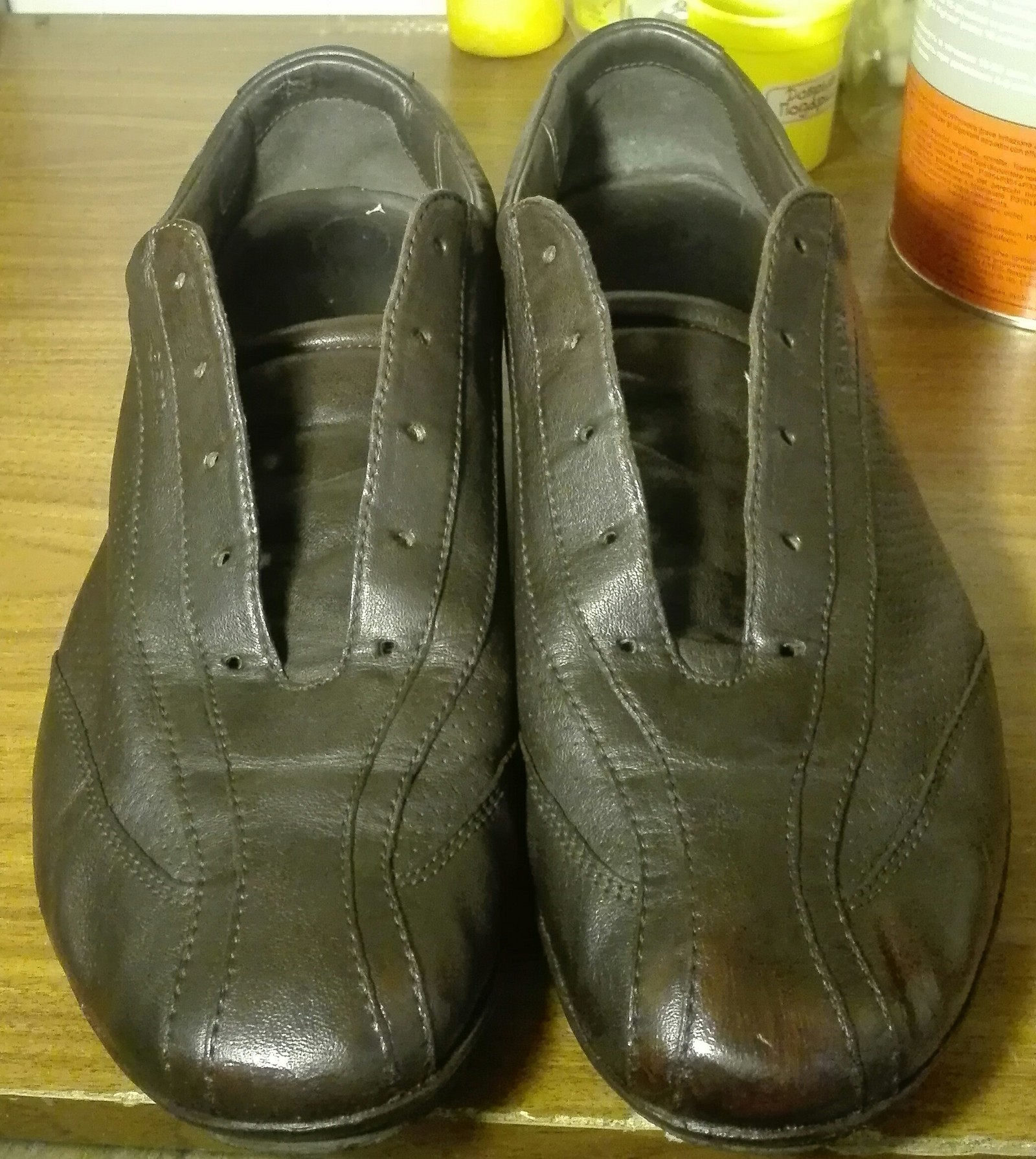 Repair of men's shoes. - My, Backdrop, Liquid Skin, Men's footwear, , It Was-It Was, Shoe repair, Longpost, Restoration