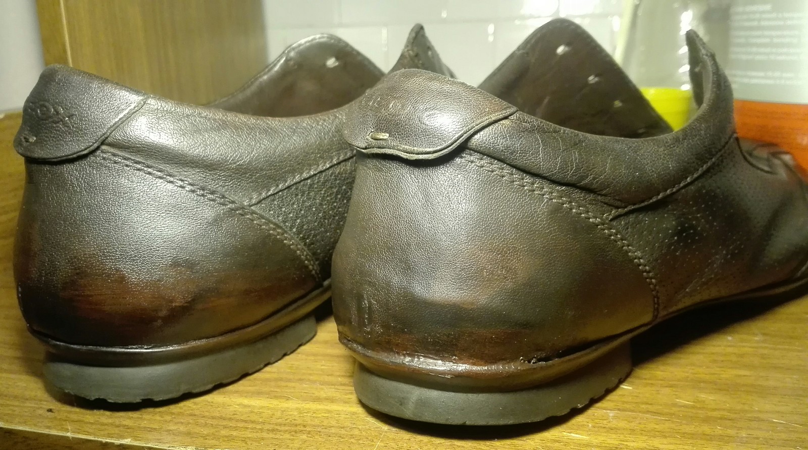 Repair of men's shoes. - My, Backdrop, Liquid Skin, Men's footwear, , It Was-It Was, Shoe repair, Longpost, Restoration