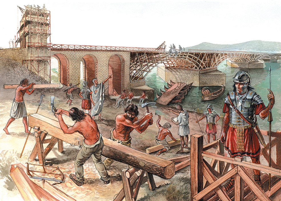 three bridges - League of Historians, Ancient Rome, Bridge, Longpost