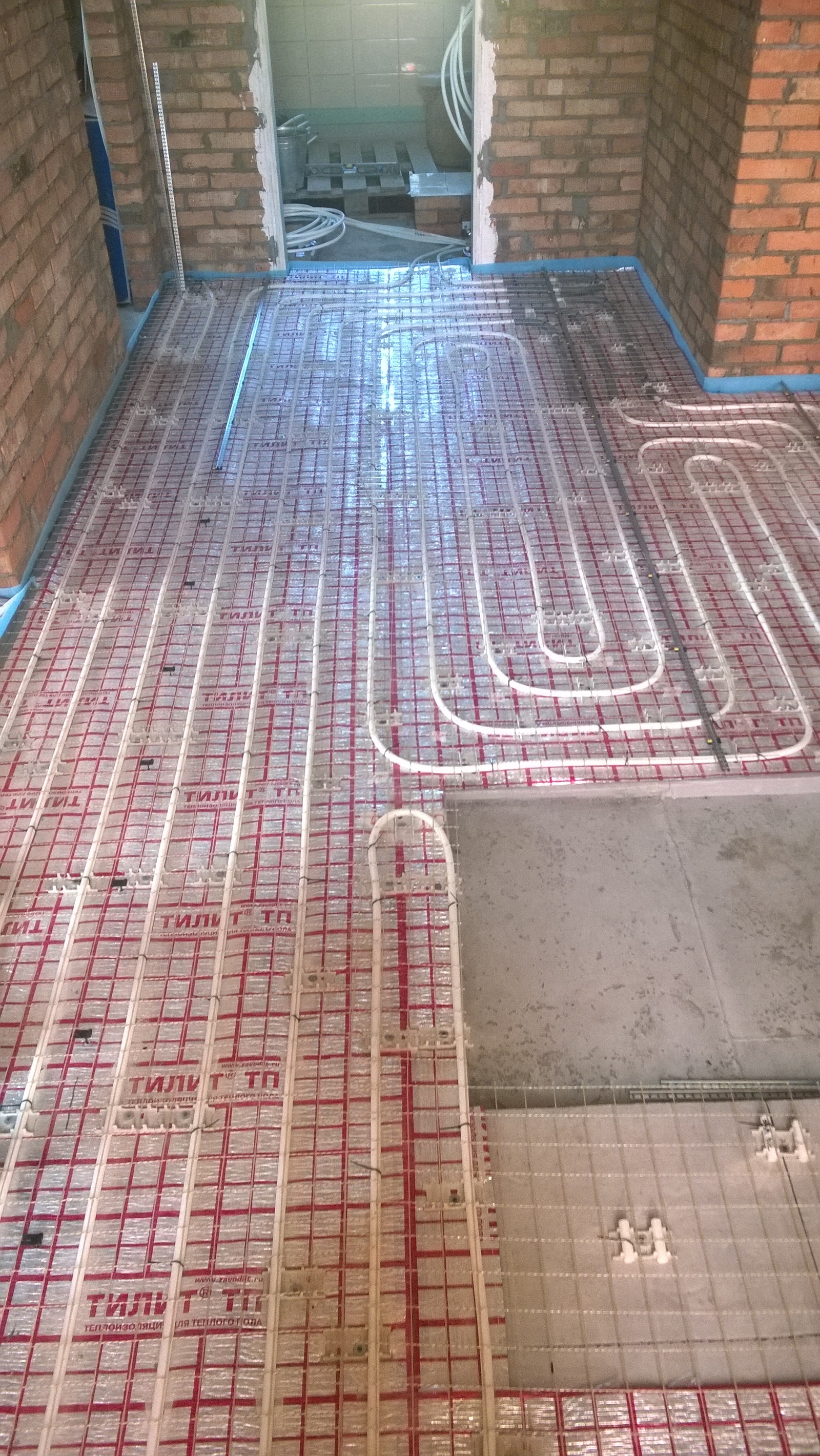 Weekday plumbing 17. Heated floors - cross-linked polyethylene. - My, Engineering systems, Warm floor, Cross-linked polyethylene, Plumbing, Samara, Longpost