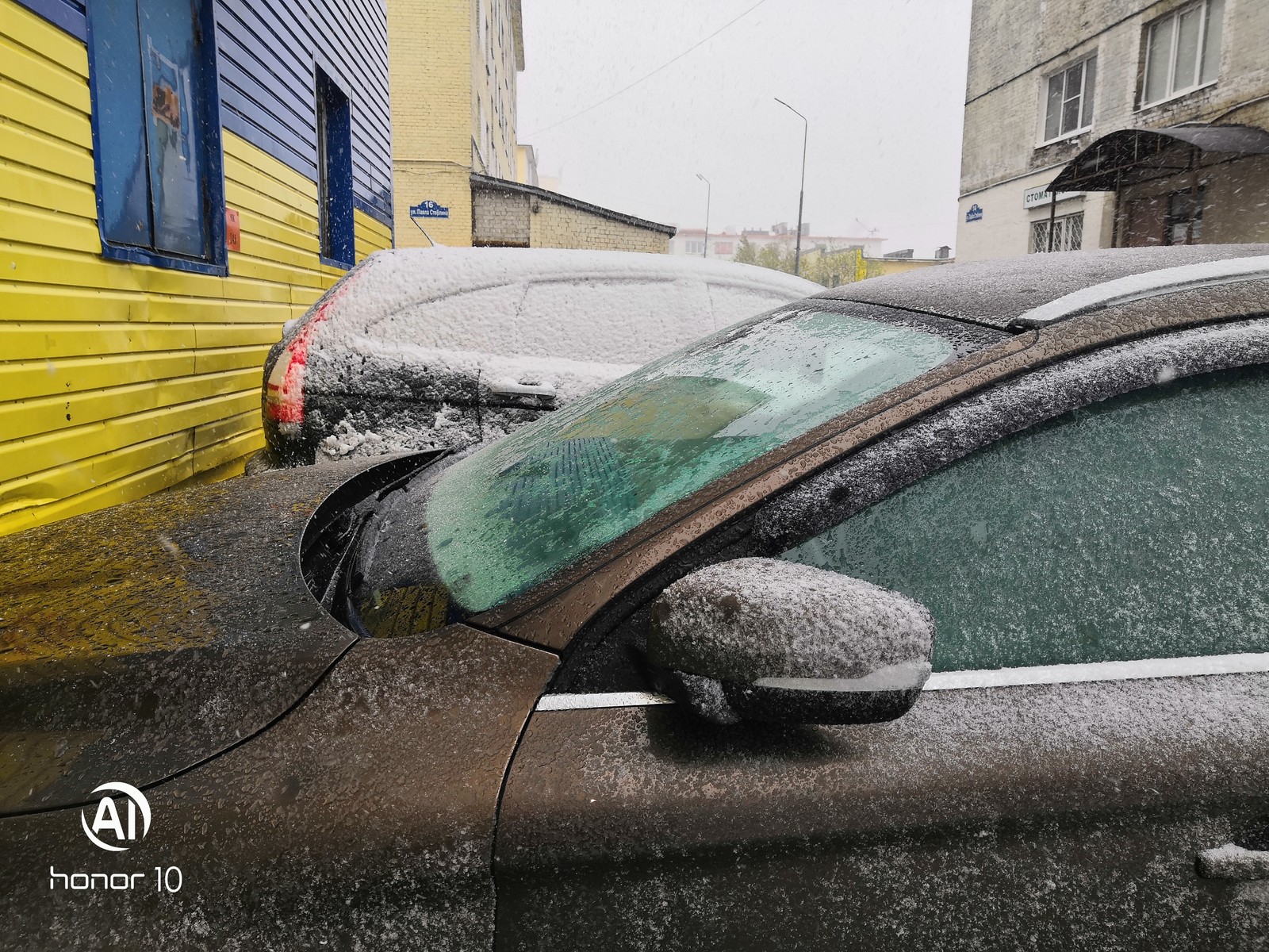 Cold summer - My, Cold, Snow, Murmansk region