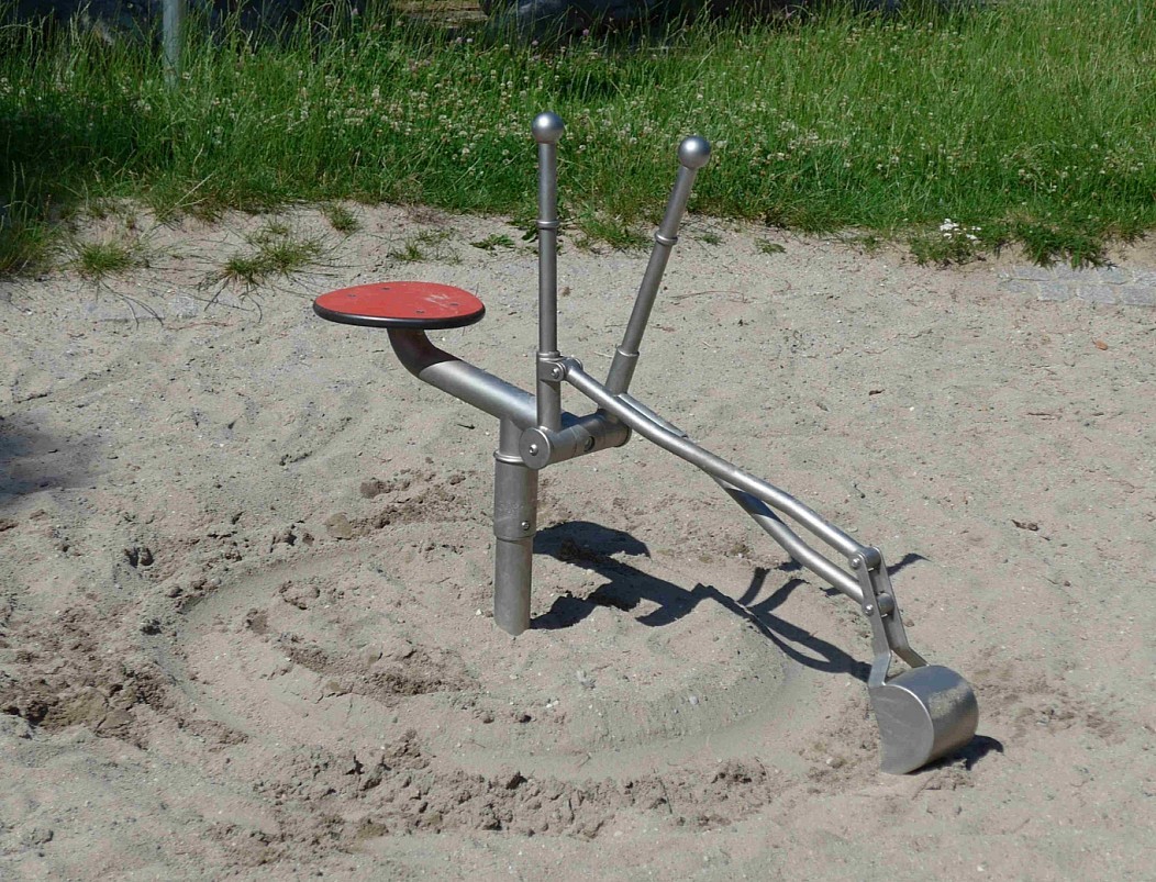 Playground - Children, Playground, Sand, Excavator