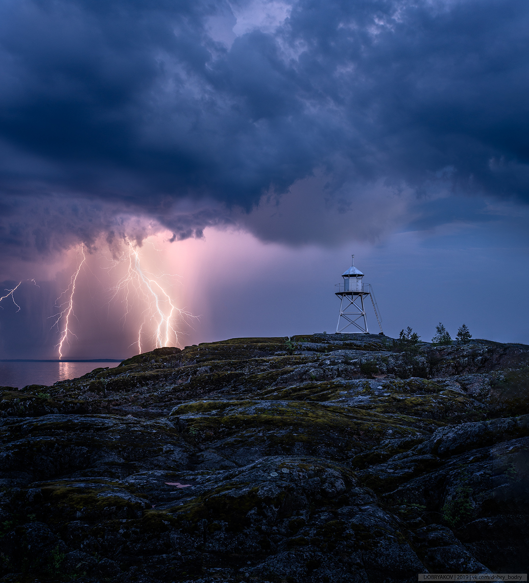 Thunderstorm - My, The photo, Thunderstorm, Lightning, Landscape, Nikon, Friday tag is mine, Lighthouse