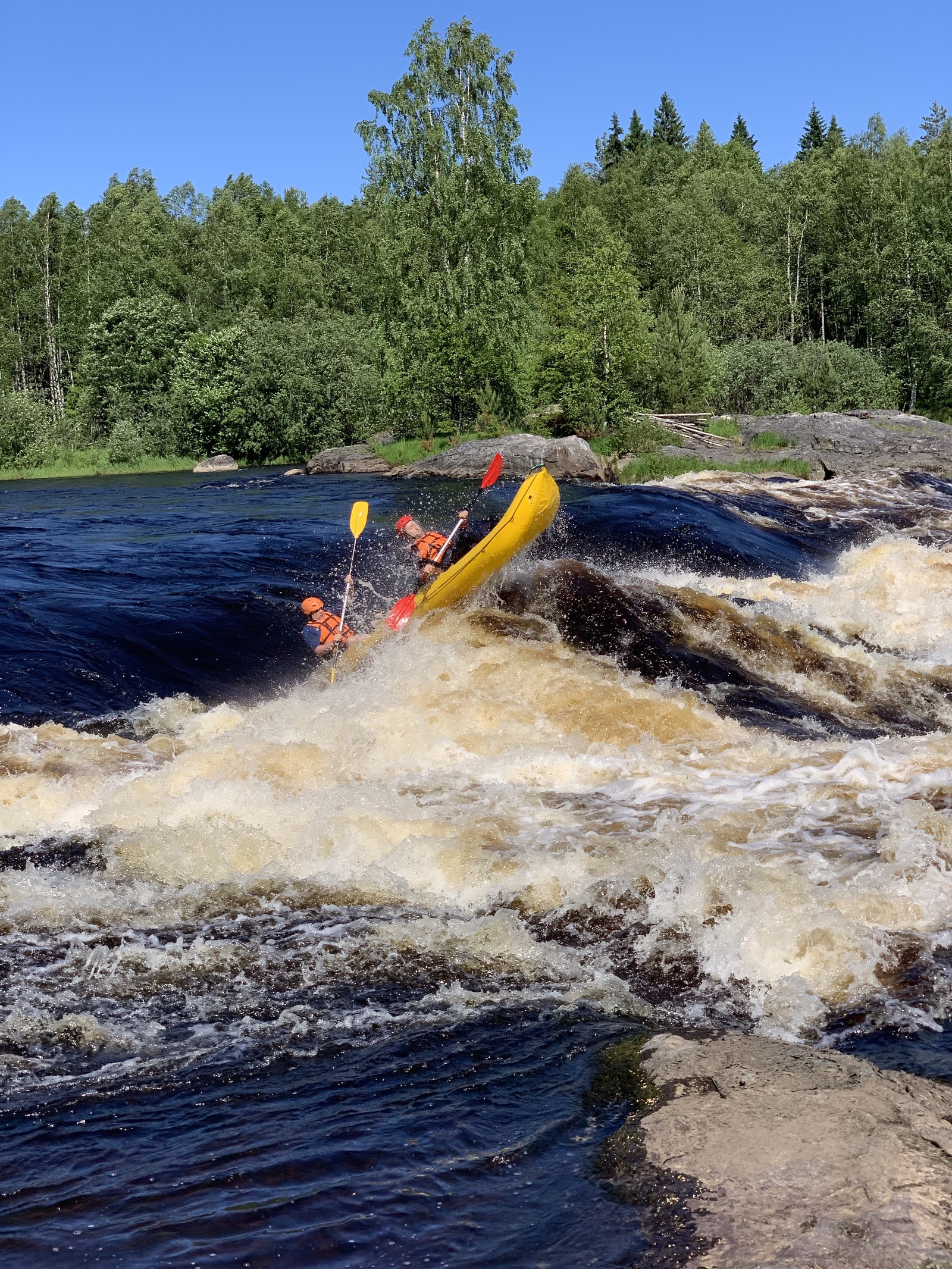 The first time I went rafting - My, Hike, Alloy, Rafting, Kayaking, Longpost