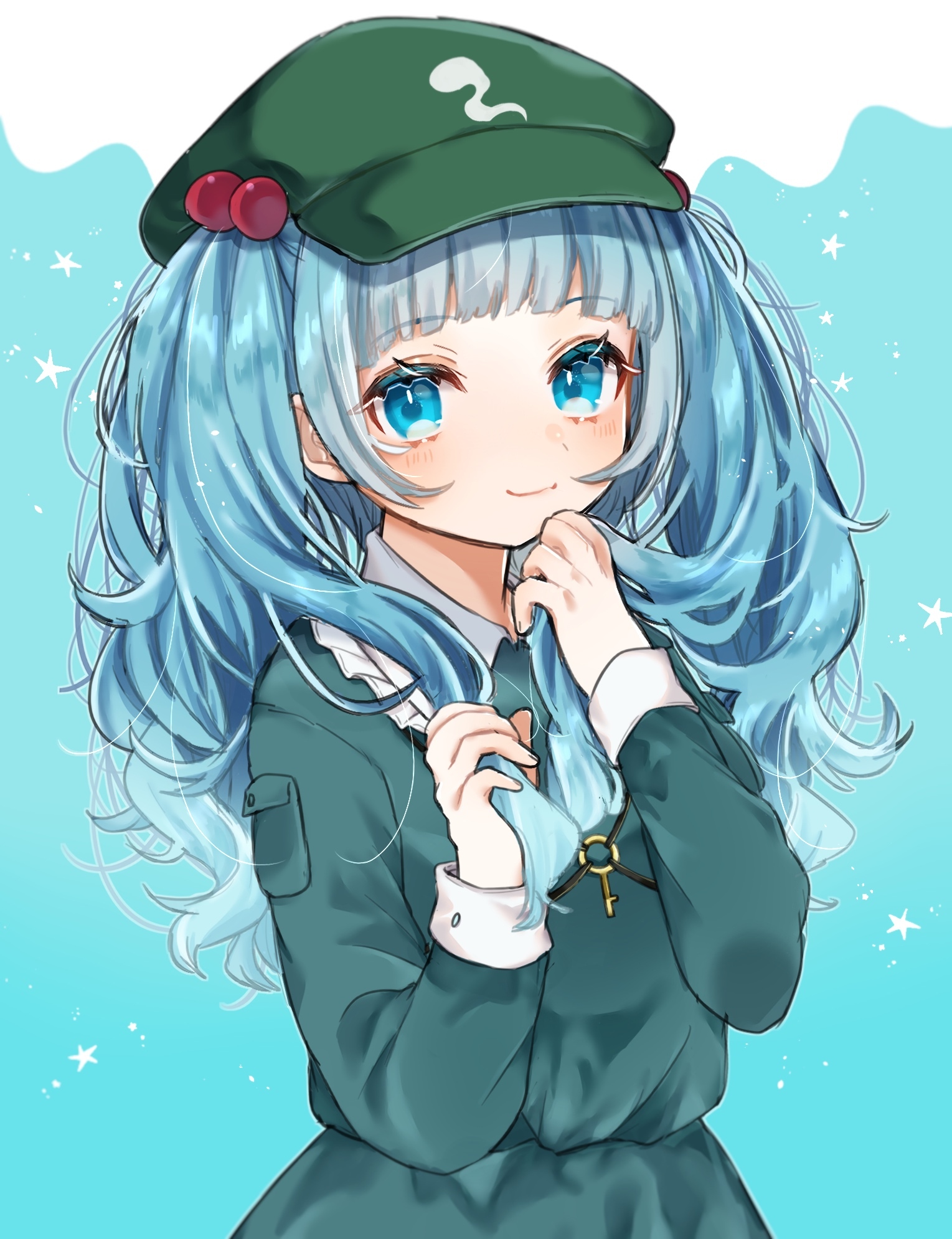 Kawashiro Nitori - Touhou, Kawashiro nitori, Anime art, Anime, Not anime, 