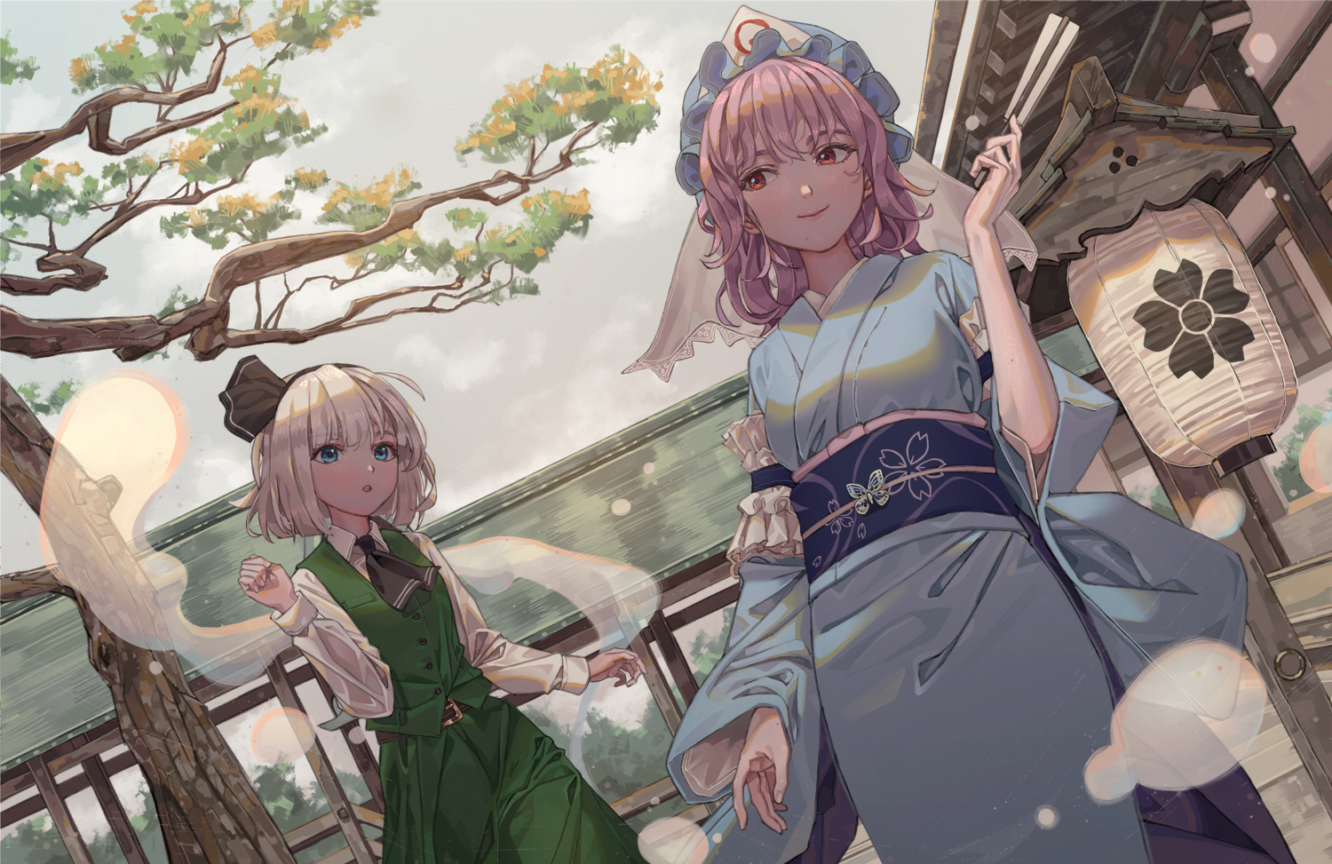 Youmu & Yuyuko - Touhou, Konpaku Youmu, Saigyouji Yuyuko, Anime Art, Аниме, Не аниме, Maachi