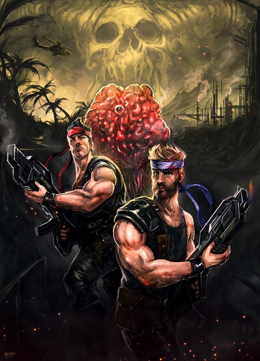 CONTRA - Art, Drawing, Contra, , Games, 