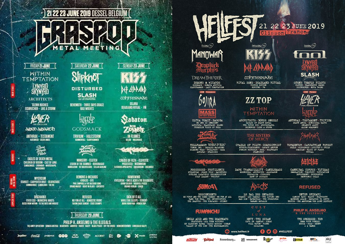 Graspop 2019 and Hellfest 2019 - Graspop, Hellfest