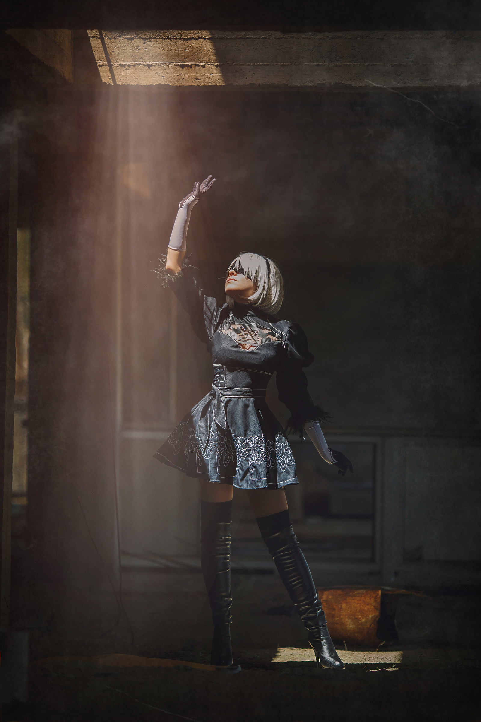 YoRHa 2B - Моё, 2b cosplay, Косплей, NIER Automata, Yorha unit No 2 type B, Компьютерные игры, Длиннопост