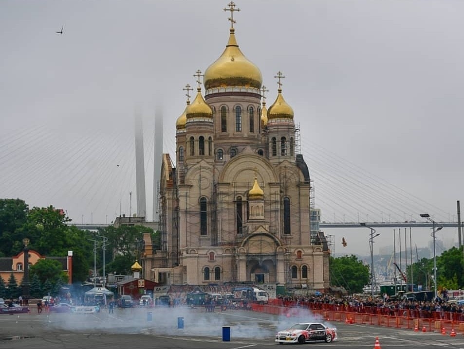 Очень владивостокское фото - Владивосток, Дрифт, Храм, Ннв